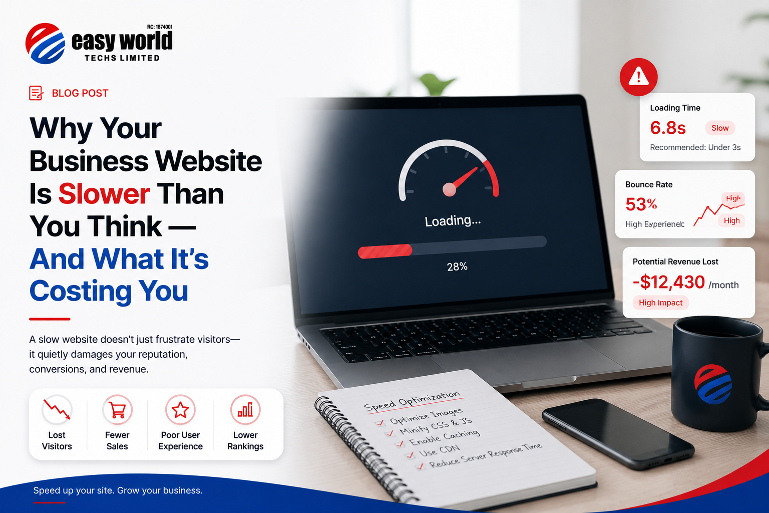 Why Your Business Website Is Slower Than You Think — And What It's Costing You
