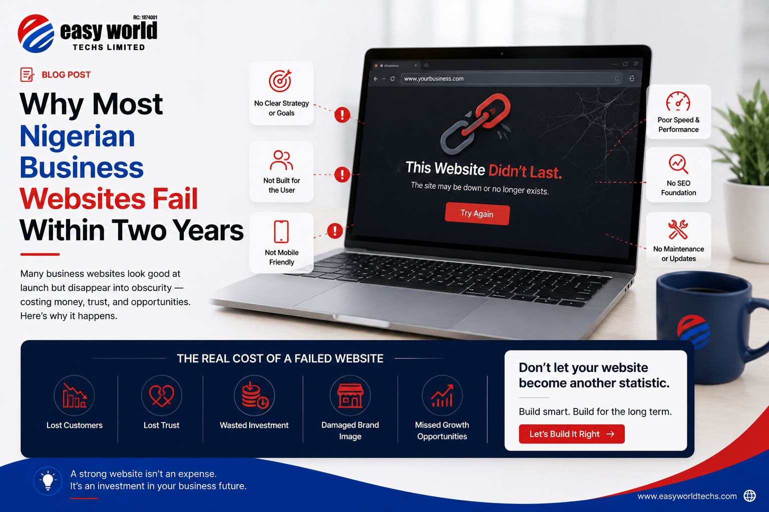 Why Most Nigerian Business Websites Fail Within Two Years