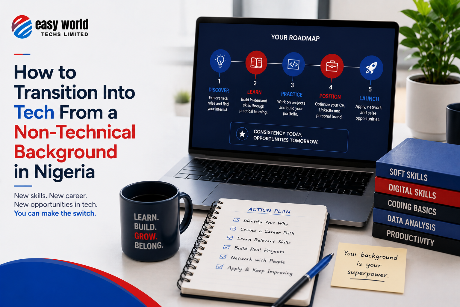 How to Transition Into Tech From a Non-Technical Background in Nigeria